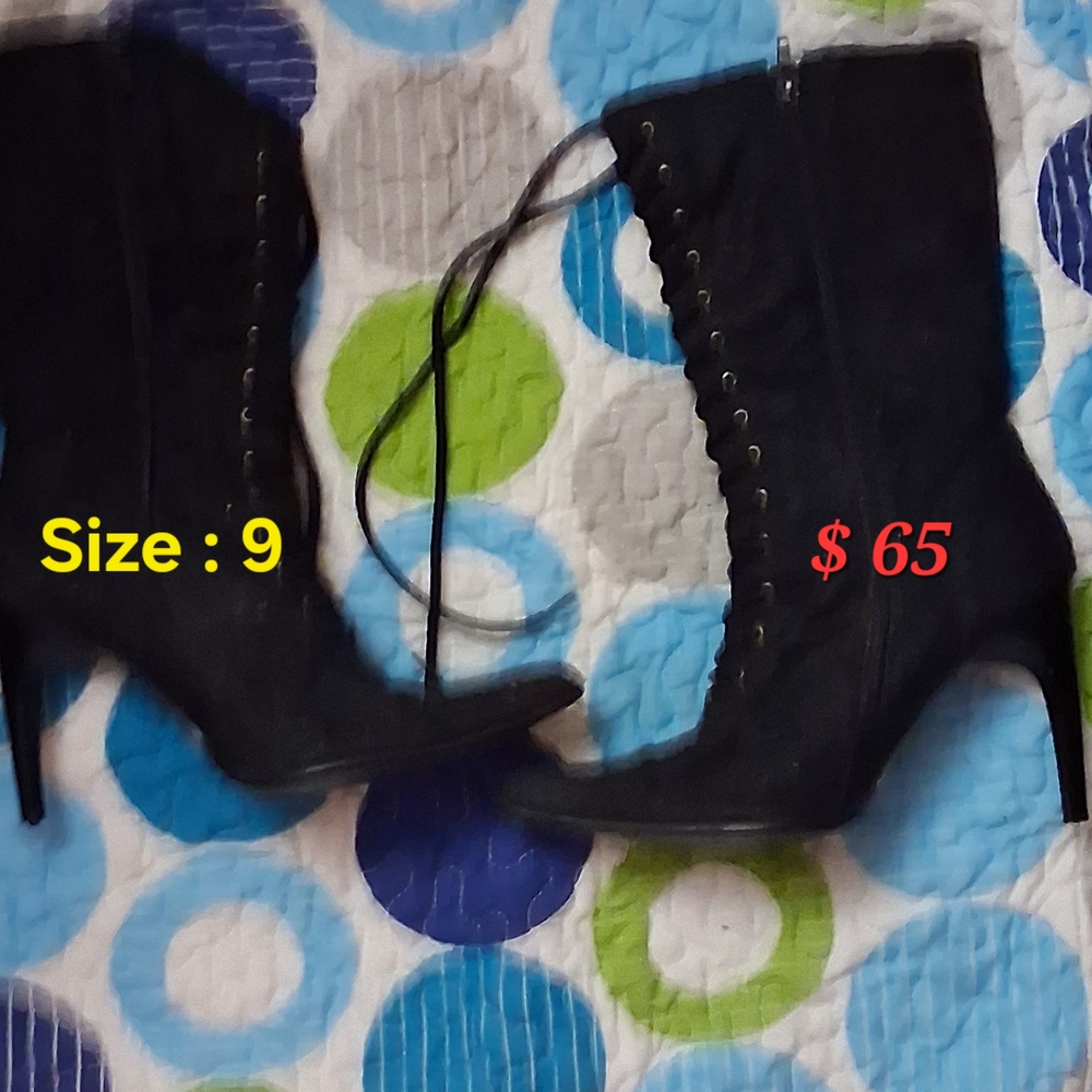 Chic Black Heeled Boots for Women